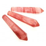 Cherry Quartz Crystal Gemstone Wand